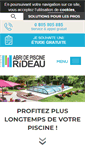 Mobile Screenshot of abri-piscine-rideau.com